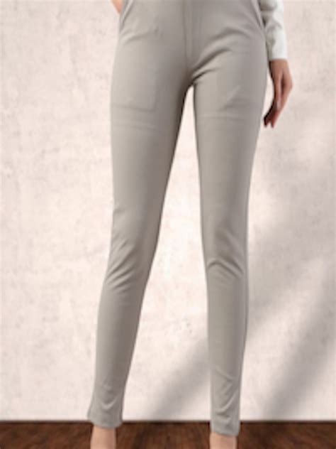 Buy FITHUB Women Slim Fit High Rise Formal Trousers Trousers For