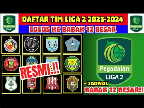 Resmi Daftar Tim Yang Lolos Ke Babak Besar Jadwal Persela Psim