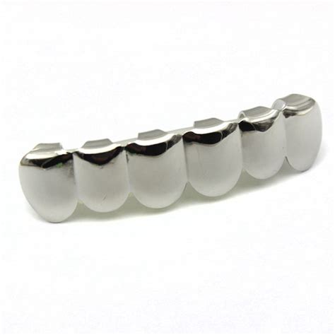 Platinum Silver Grillz - Bottom Only - The Best Price @ Deez Grillz