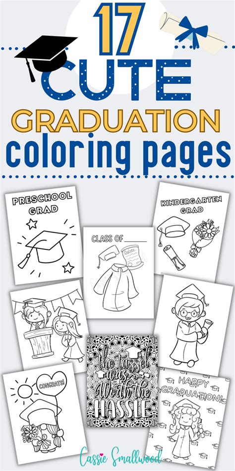 Free Printable Graduation Coloring Pages