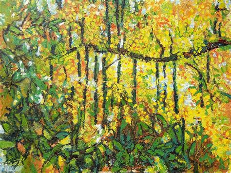 Blooming Amaltas: Summer (2) Painting by Animesh Roy | Saatchi Art