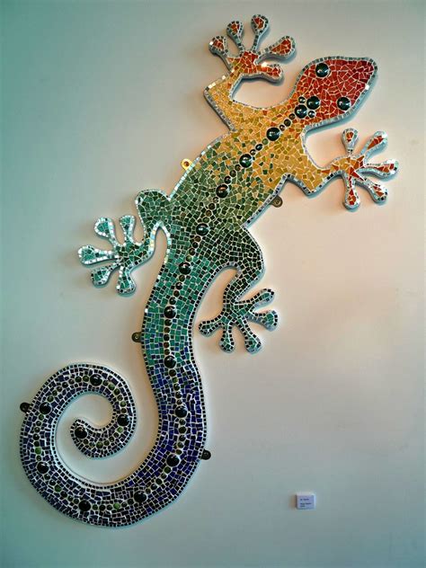 Gecko Mosaic Taken In The World Of Glass Museum In St Hele Flickr