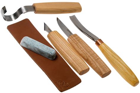 BeaverCraft Spoon Wood Carving Set S49 With Geometric Wood Carving