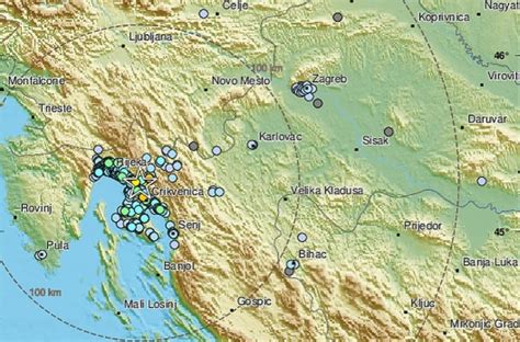 Područje Rijeke pogodio yemljotres osjetio se i u BiH Centralni Portal