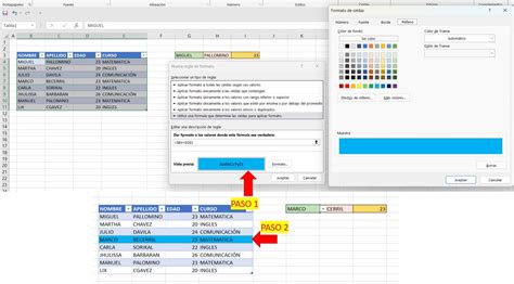 Resaltar automáticamente el valor buscado en Excel Función BuscarV