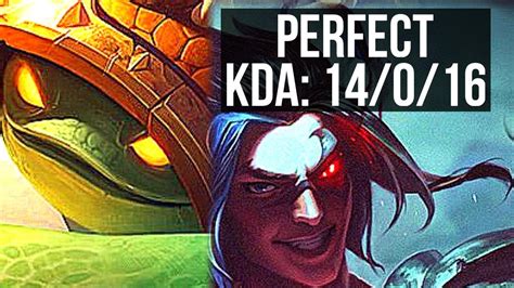 RAMMUS Vs KAYN JUNGLE 14 0 16 Legendary Rank 7 Rammus 300 Games