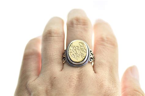 Bespoke Custom Design Your Own Oval Signet Wax Seal Intaglio Ring Backtozero