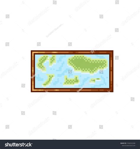 World Map Pixel Art Icon Map Stock Vector (Royalty Free) 1936552348 ...