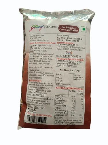 Godrej Hot Chocolate Premix Packaging Size 1kg At 455 Kg In Coimbatore