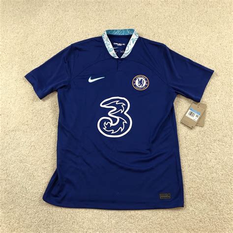 Nike Chelsea FC Stadium Home Soccer Jersey Mens Medium Blue New DM1839