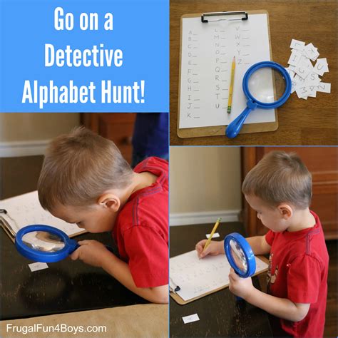 Go On A Detective Alphabet Hunt A Letter Learning Activity For