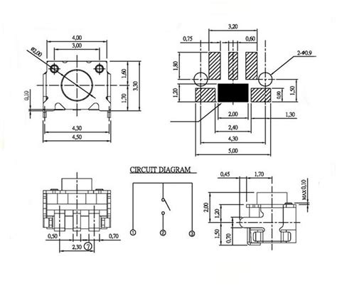 Interruptor Táctil Estándar Smd Pulsador Táctil Smt 3x4x2 5 Buy