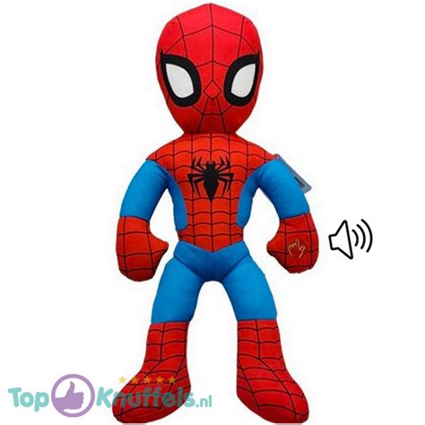 Spiderman Marvel Pluche Knuffel XL Geluid Kopen Topknuffels Nl