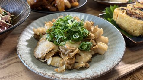 ベビーホタテのバター醤油 ぴーきちごはん