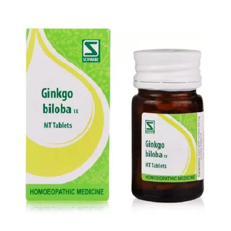 Willmar Schwabe India Ginkgo Biloba 1X 20g For Itching Eczema The