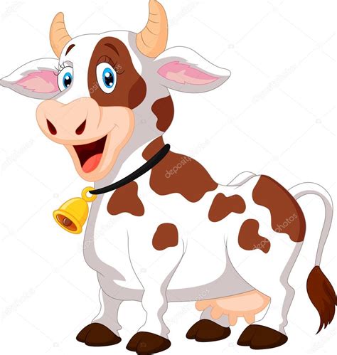 Happy cartoon cow Stock Vector Image by ©tigatelu #53635907