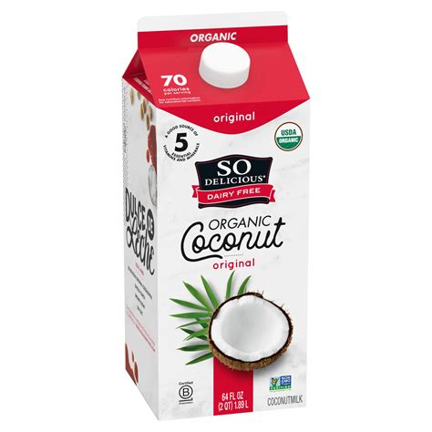 So Delicious Dairy Free Original Coconut Milk Shop Milk At H E B