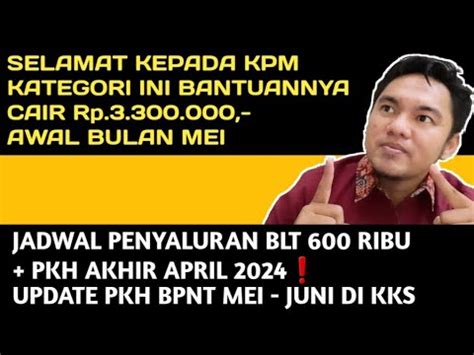 SELAMAT PADA KPM KATEGORI INI CAIR 3 3 JUTA DI BULAN MEI UPDATE PKH