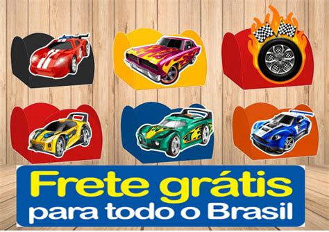 100 Rotulos Adesivos Para Lembrancinhas Hot Wheels Elo7