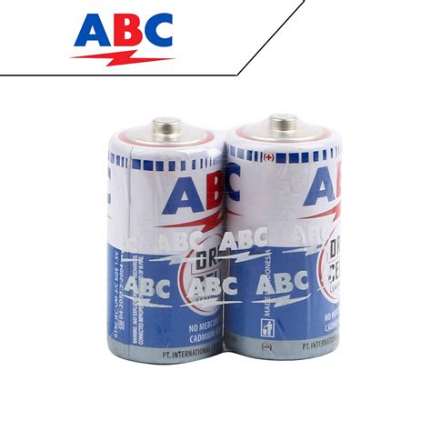 ABC Dry Cell Baterai R14 Tanggung Set Isi 2 UM 2 1 5 Volt Biru