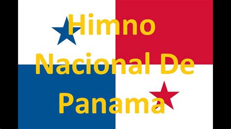 Himno Nacional De Panama Con Letra - YouTube