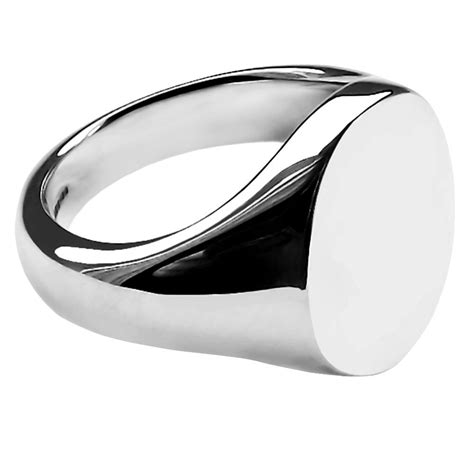 Oval Signet Ring 925 Sterling Silver Heavy 18x13mm Uk Made Hm Bespoke