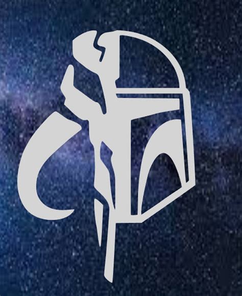 Mandalorian Vinyl Decal Sticker Etsy