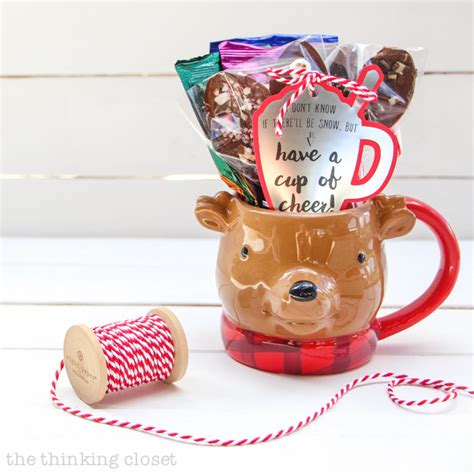 Hot Chocolate Stirring Spoons FREE Gift Tag Cut File The Thinking
