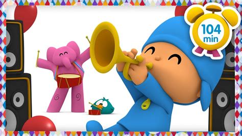 POCOYO In ENGLISH Music Party 104 Min Full Episodes VIDEOS