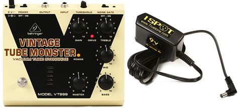 Behringer Vt Vintage Tube Monster Overdrive Pedal Bundle Reverb