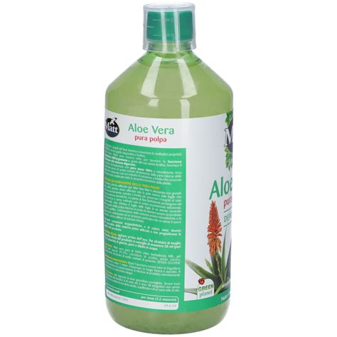 Matt Erboristeria Aloe Vera Puro Succo Con Polpa Ml Redcare