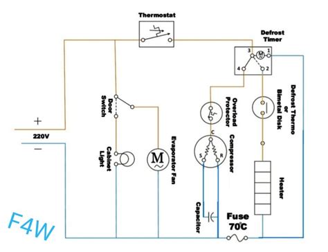 Electrical Circuit Diagram Of Refrigerator