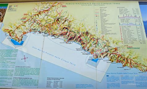 Map Of Italy Cinque Terre - Map