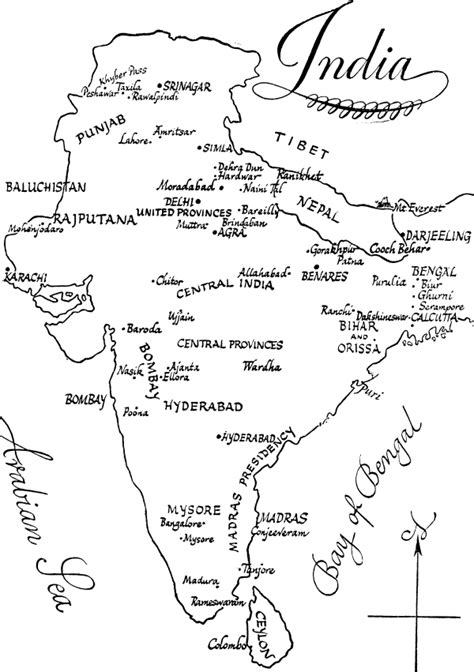 Mapas De India Para Colorear Colorear Imágenes