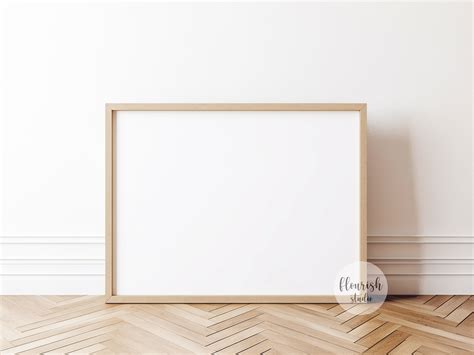 Horizontal Wooden Frame Mockup Graphic By Flourish Studio · Creative