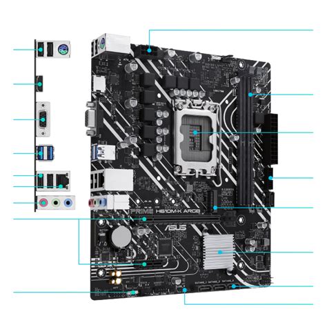 Prime H M K Argbmotherboardsasus Global