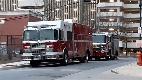 Baltimore County Engines 10 11 17 And 14 Tower 17 And Hazmat 114