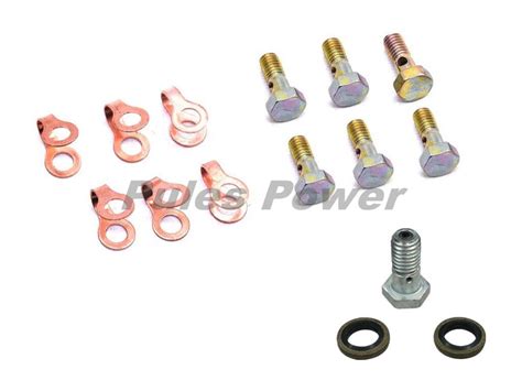 4942278 Fuel Return Line Banjo Bolt Seal Kit For Dodge Ram Cummins 89 98 5 9 12v Ebay