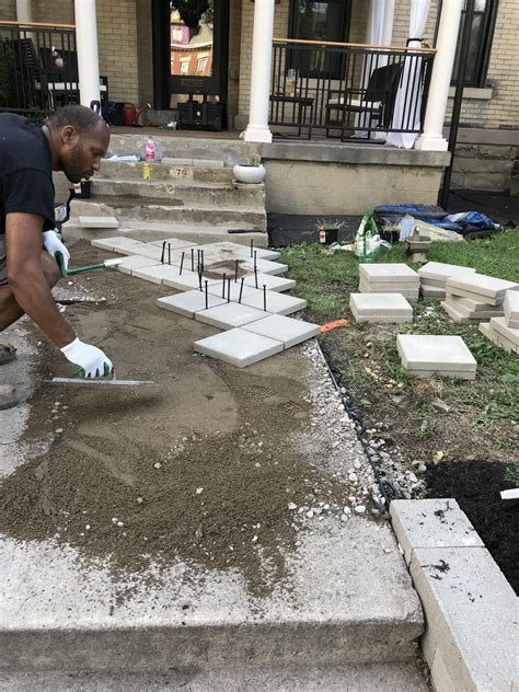 How To Lay Pavers On Concrete Slab At Michael Williams Blog