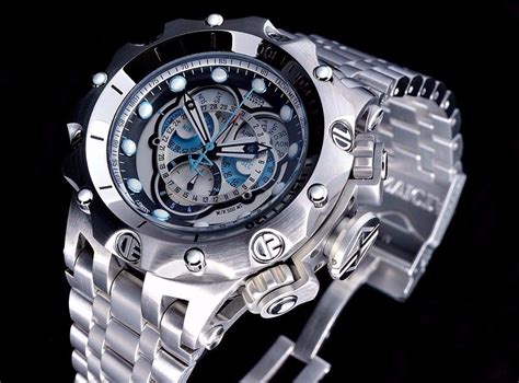 Invicta Venom Hybrid Prata Original Caixa R Em Mercado