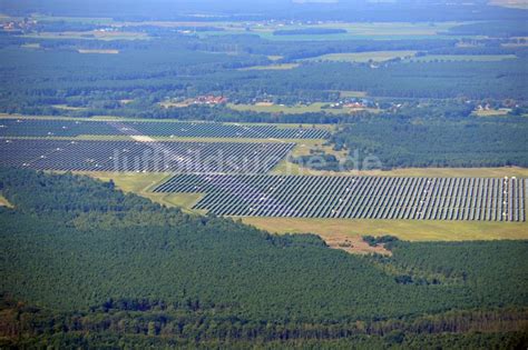 Brandenburg An Der Havel Von Oben Solarpark Auf Dem Ehemaligen NVA