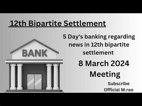 Day S Banking Regarding News In Th Bipartite Settlement