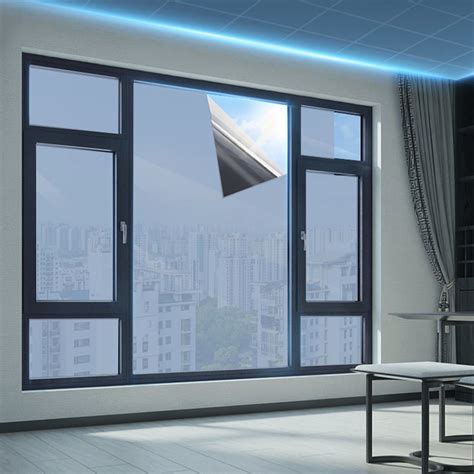 Privacies Window Film Mirror Glass Tint Heat Control Sun Blocking