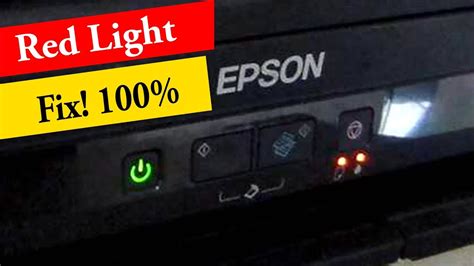 Two Method To Fix Epson Red Light Blinking L L L All Model