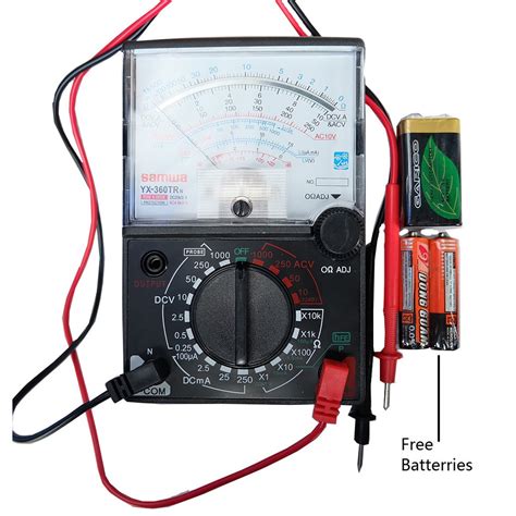 Samwa Analog Multimeter Electrical Multi Tester Yx 360trn For Voltage Current And Resistance