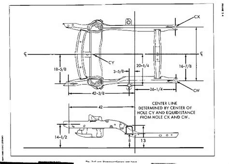 67 68 Frame Measurement Chart Got One Team Camaro Tech