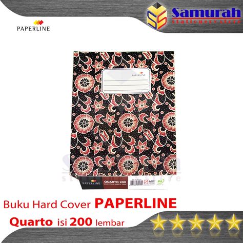 Jual Buku Hard Cover Paperline Quarto Isi 200 Lembar Buku Akutansi