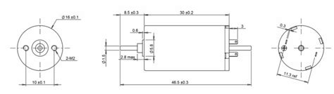 Mm Coreless Dc Motor Dual Shaft Series Ric Motor