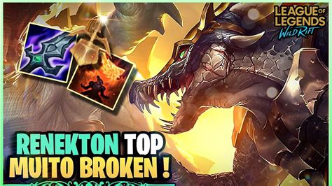 Pegou Minha Kai Sa Top E N O Deu Bom Lol Wild Rift Renekton Top Vs