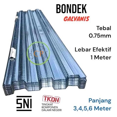 jual bondek   full bondeck bondex plat baja alas  harga